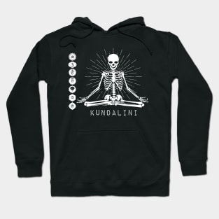 Skeleton Meditating Yoga Chakras Kundalini Hoodie